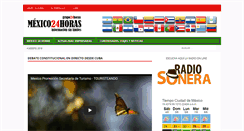 Desktop Screenshot of mexico24horas.com